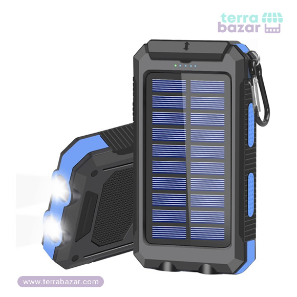 Terrabazar: Cargador portátil solar para celular Power Bank 26800mAH